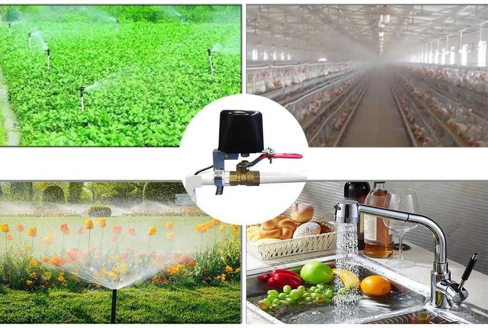 manipulator smart / electrovalva wifi si Zigbee 3.0 - Tuya/ Smart life