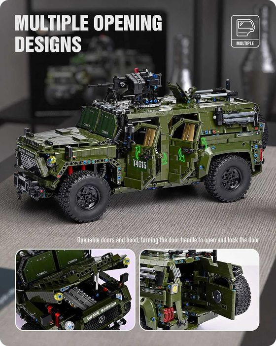 Конструктор Nifeliz Warrior Military Car Building Kit! Новый в коробке