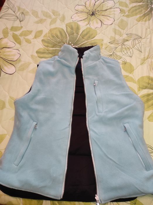 Чисто нова дамска двулицева грейка с полар