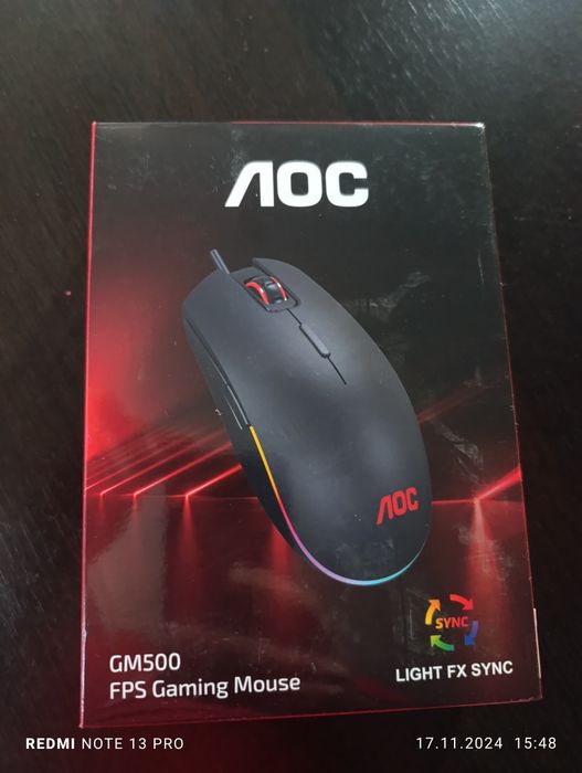 Mouse AOC gaming , sigilat,garanție eMag 2 ani