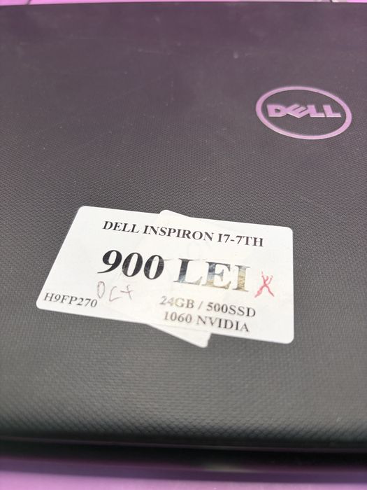 Dell I7 7th 24GB 500SSD 1060GTX •Amanet Matei Crangasi•H9FP
