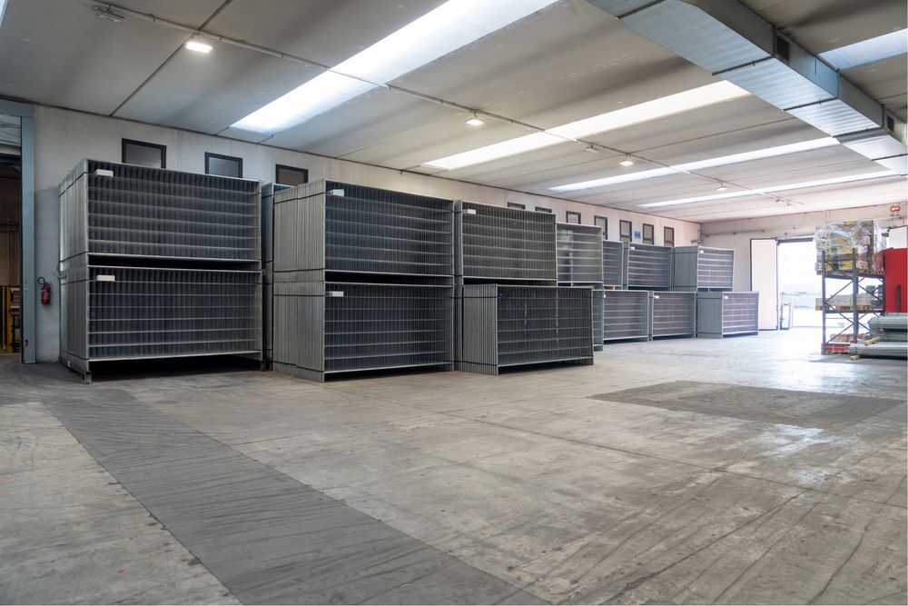 Gard mobil santier, evenimente, talpa beton, imprejmuire , panou