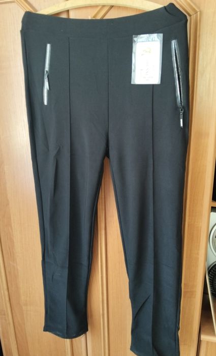 Pantaloni dama din material elastic