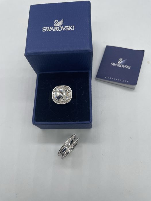 Vand inel Swarovski original 2 in 1