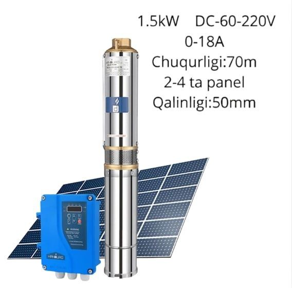 Quyosh panel bilan ishlaydigan 1.5kW