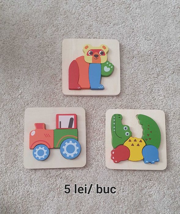 Puzzle si jucarii pentru copii mici