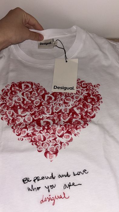 Jacheta Desigual heart red