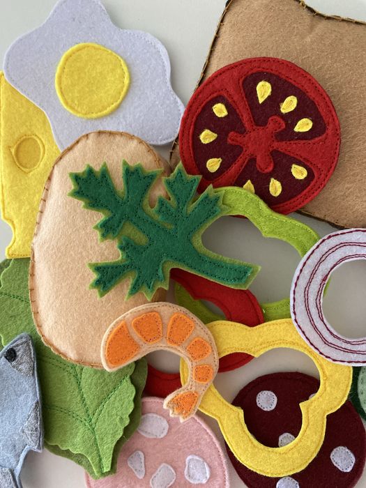 Игрушки из фетра. Огород