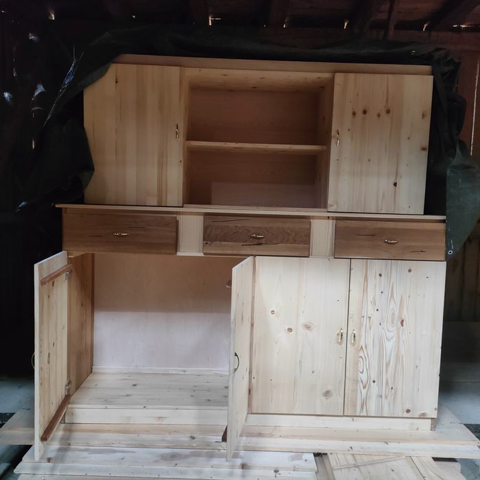 Dulap Brad și stejar  lucrat manual