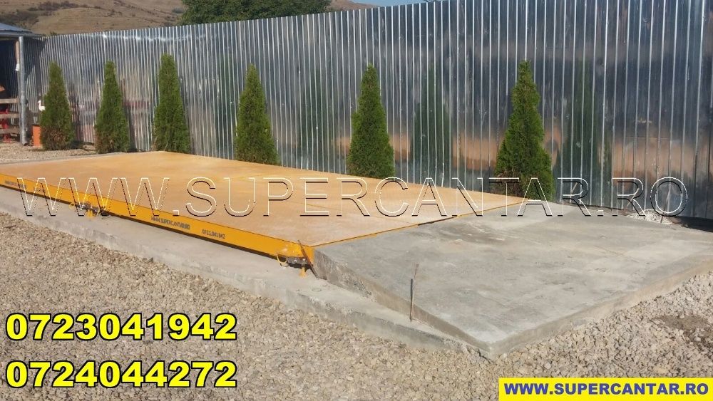 Cantar auto dube 10t 5mx2,5m Omologat lemne carbune fier vechi deseuri