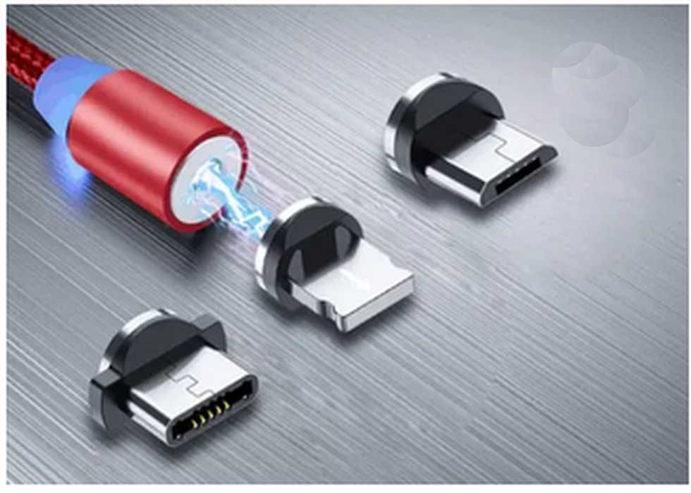 Cablu magnetic incarcare cu capete interschimbabile