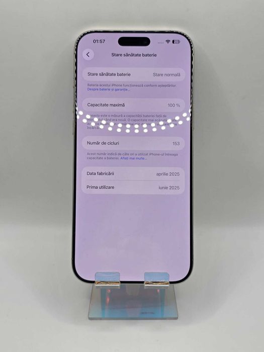 Iphone 16 Pro Max, MEM 256GB, RAM 8 GB, Amanet Doamna Ghica, Cod:97763