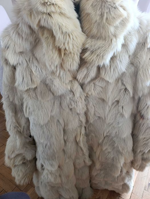 Кожух от естествен косъм лисица