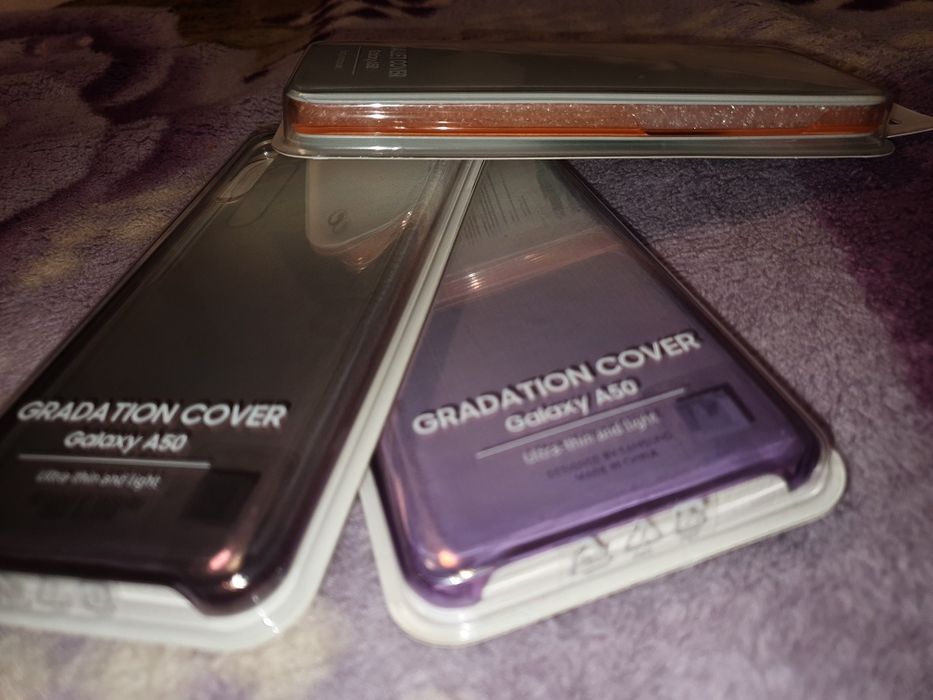 Husa Carcasa originala Samsung A30S, A50, plastic gradation cover