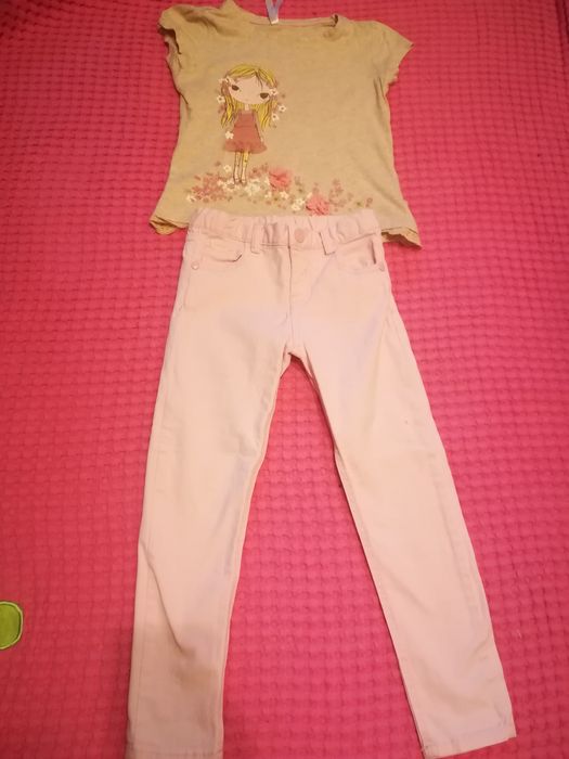 Tricou și blugi Moter Care vârstă 4_5 ani, stare foarte buna