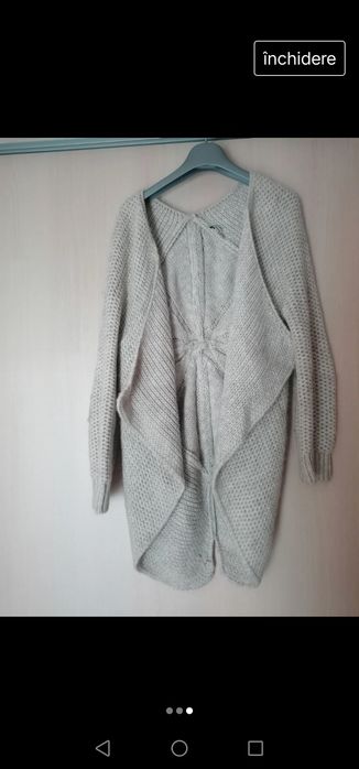 Pulover crem model deosebit