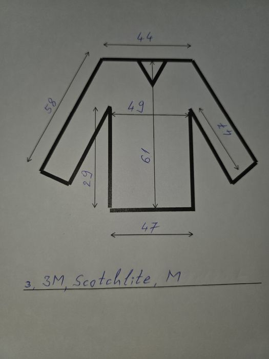 Ново мото яке 3M Scotchlite, размер M