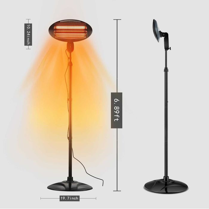 Кварцова печка за тераса, градина Donyer Power 2000W,Гаранция