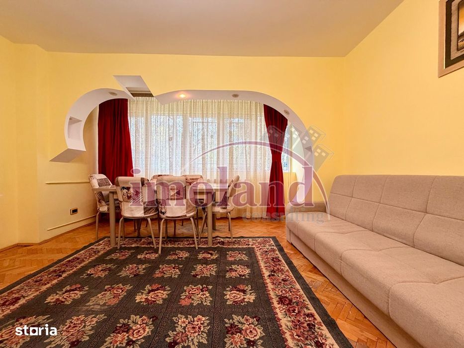 Inchiriere apartament 3 camere, parter, mobilat/utilat, bloc reabilita