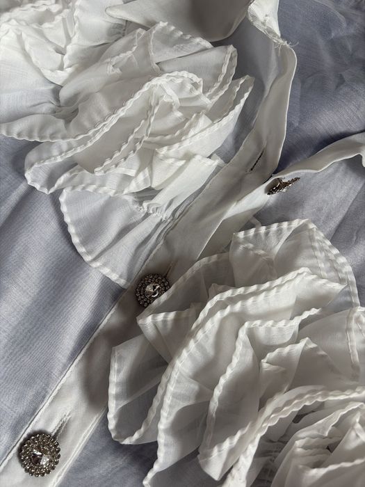 Рубашка с пышними рукавами