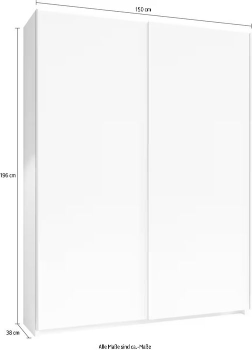 Dulap cu usi glisante 150 cm latime , 38 cm adancime