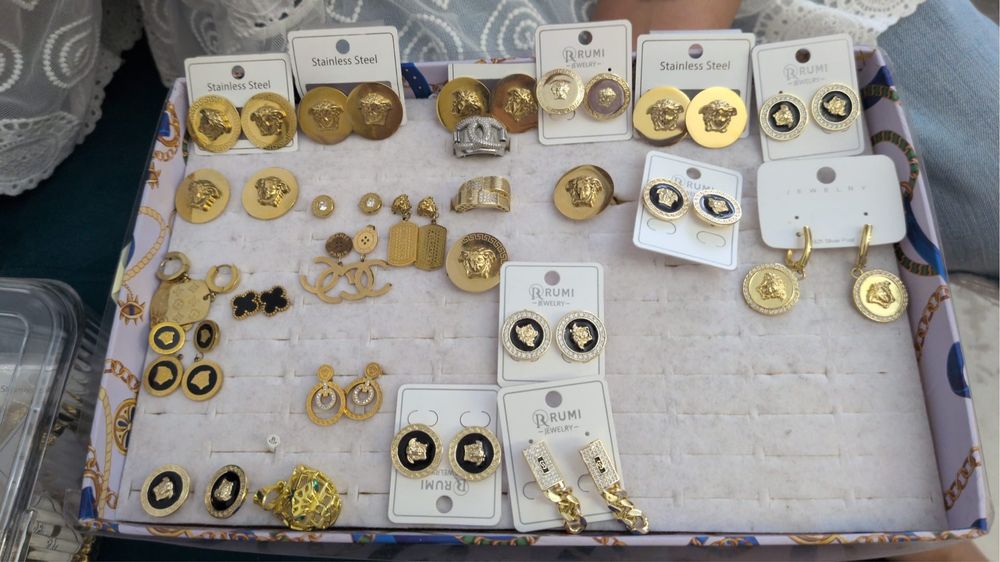 Inoxinoxidabil Placat cu aur de 14k rezistente la apă