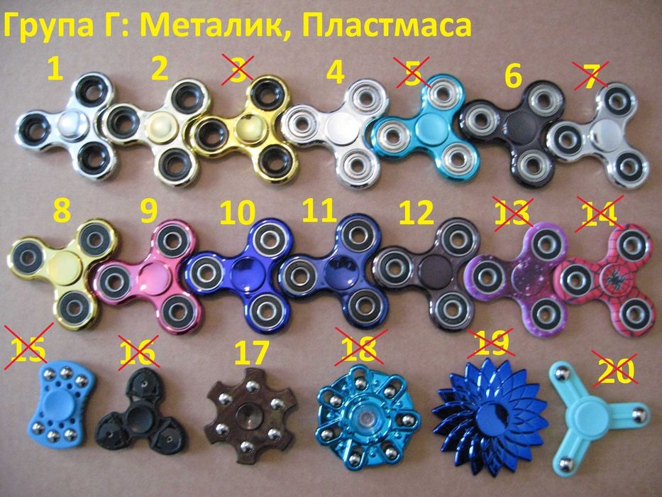 Спинър Мокуру Куб-3 вида Spinner MOKURU Cube