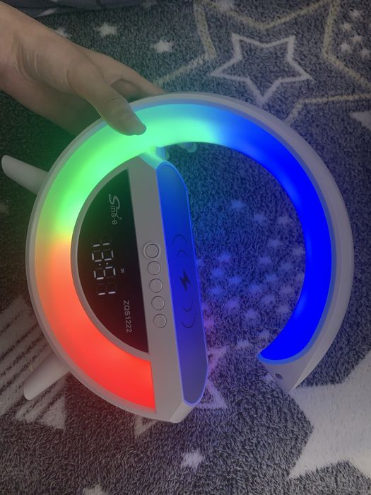 LED Bluetooth колонка-шам сағат (ZQS1222)