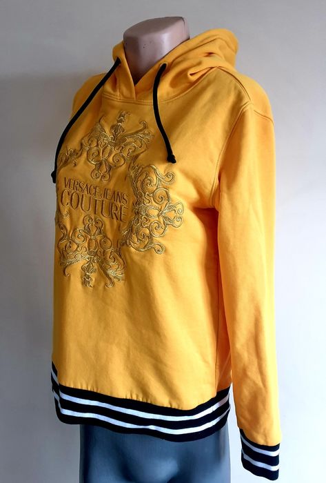 Versace Jeans Couture Embroidered Hoodie 38 S - M ОРИГИНАЛ! Дамки Суичър