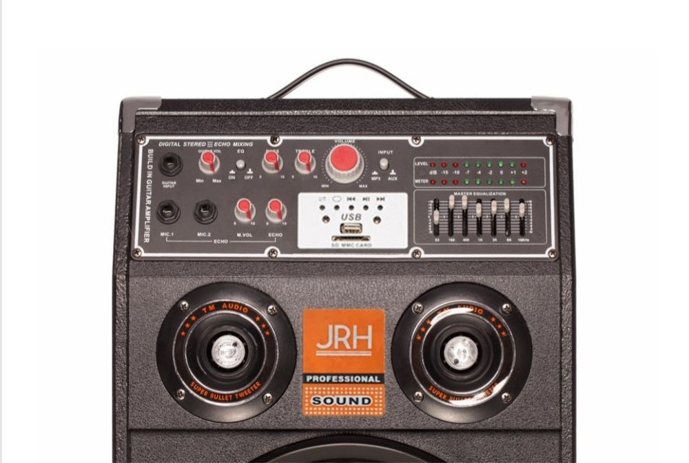 Set boxe 284 JRH mic wireless telecomanda bluetooth USB 600 W