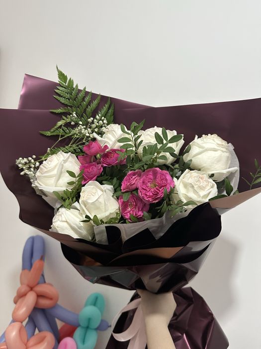 цветы от 10-15к,с доставкой