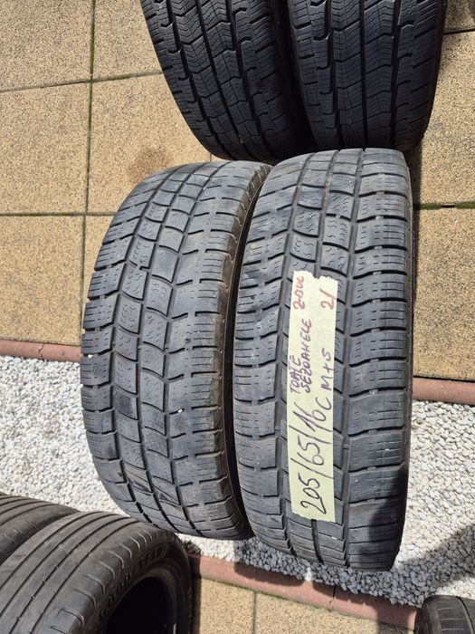 Vând cauciucuri 205/65/16 C M+S // Toate sezoanel// 2și2