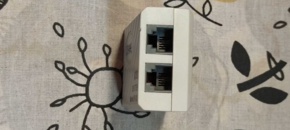 Разветвитель 1 на 2 телефонных городских проводов RJ 11 Сплитер