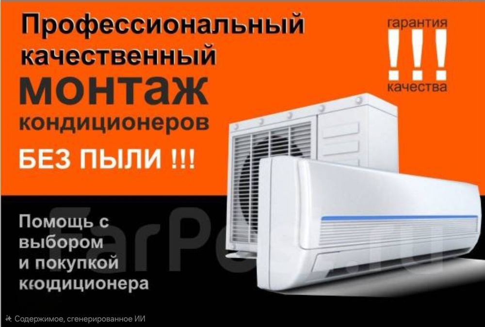 Установка кондиционера