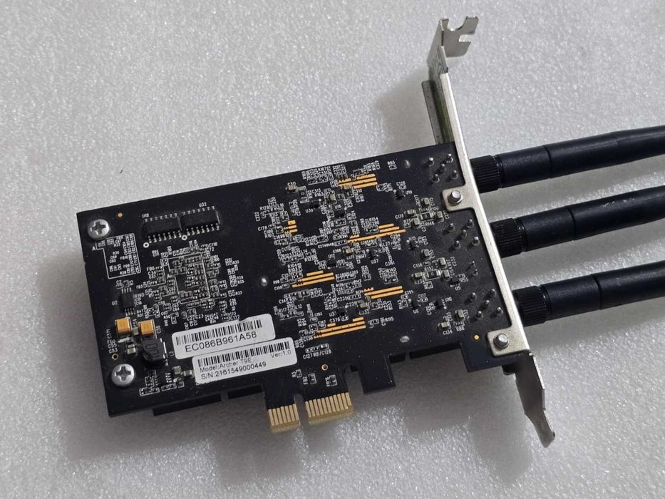 Placa Retea Wireless TP-Link Archer T9E AC1900 Dual Band PCI Express, 1900Mbps (1300Mbps + 600Mbps)