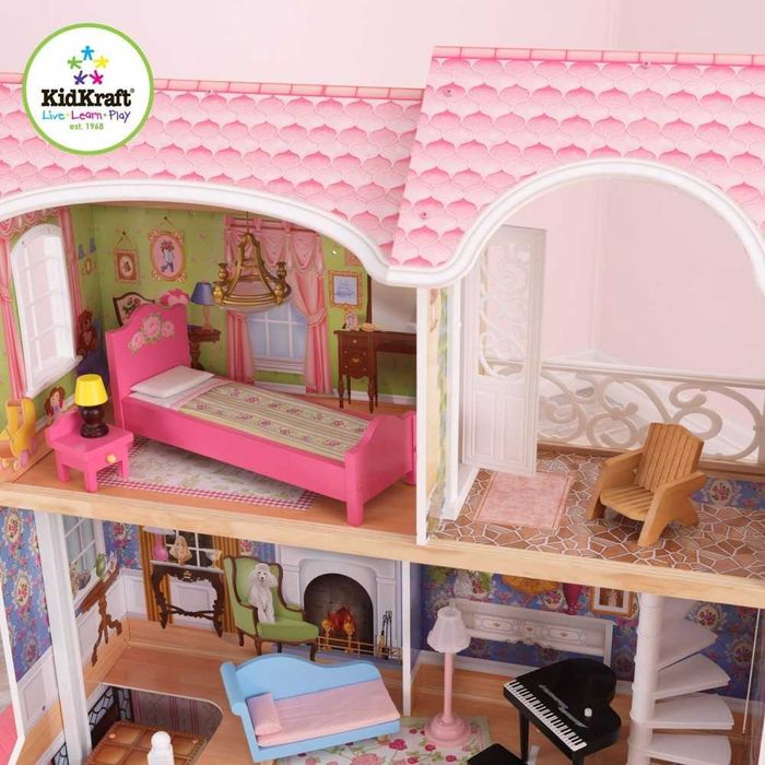 Casuta de papusi Magnolia KidKraft cu sunete si lumini