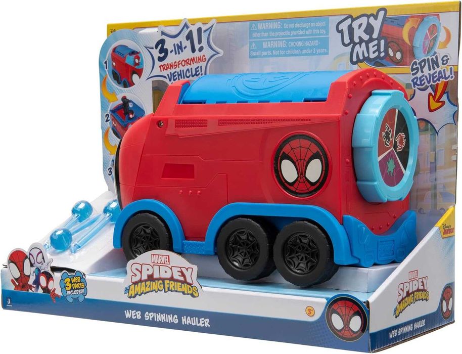 Marvel Spidey Спайди и неговите невероятни приятели Камион Кола 3 в 1