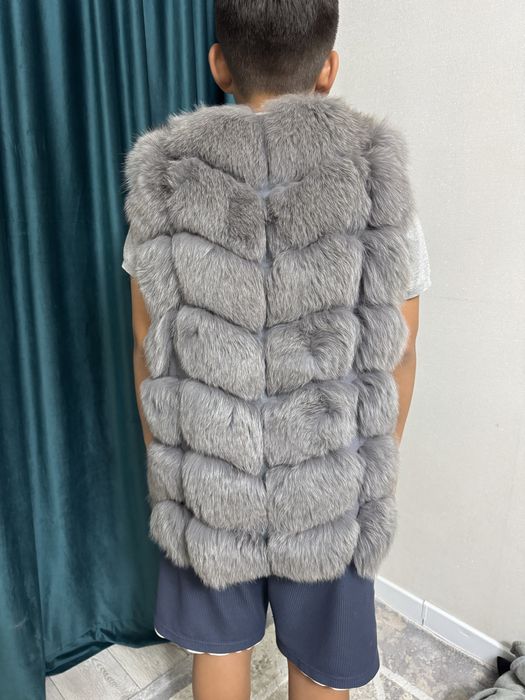 Песец жилетка норка