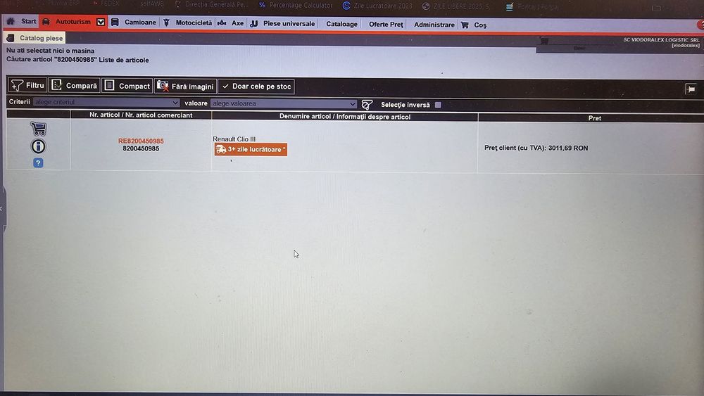 Scut spate(diffuser) Clio 3 RS 8200450985