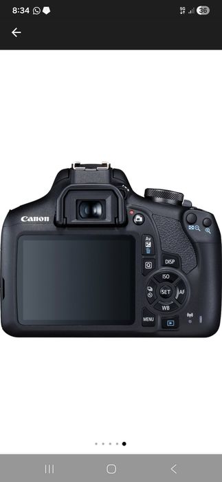Aparat foto DSLR CANON EOS 2000D 24.1 MP, 0 cadre, nou - nefolosit, Wi-Fi, negru + Obiectiv 18-55mm IS SE