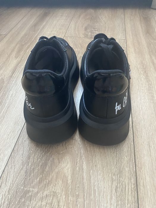 НОВИ Дамски обувки на платформа, естествена кожа