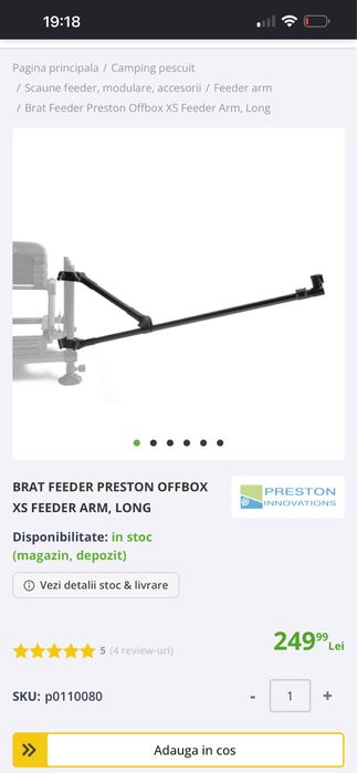 Scaun feeder preston absolute feeder chair