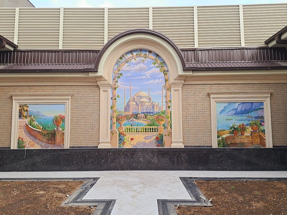 Профессиональные художники.Роспись стен,потолков, интерьера