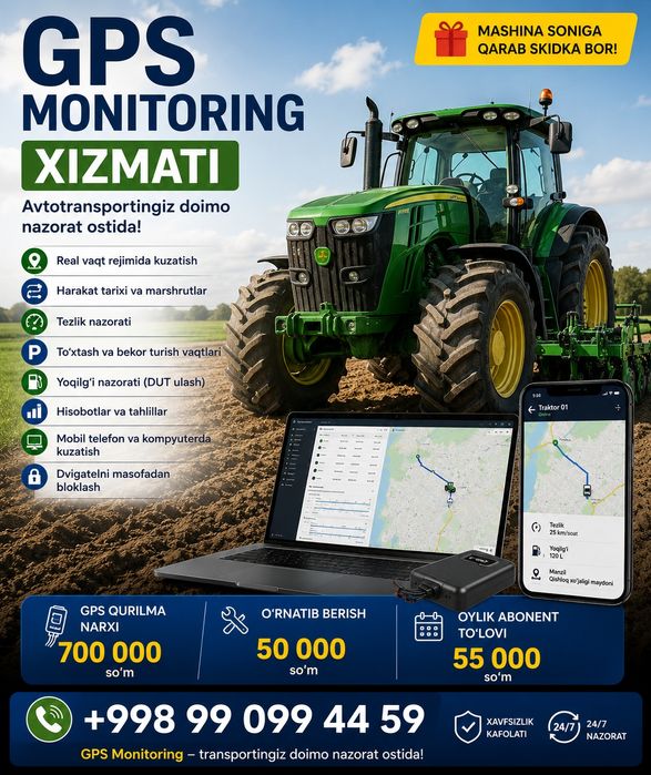 Gps monitoring hizmati