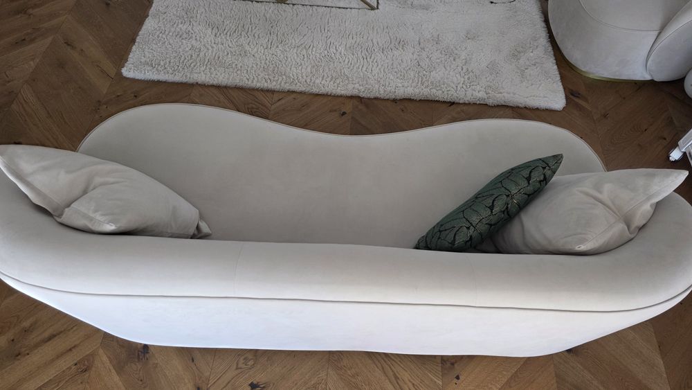 Canapea Divani & Sofa din catifea bej
