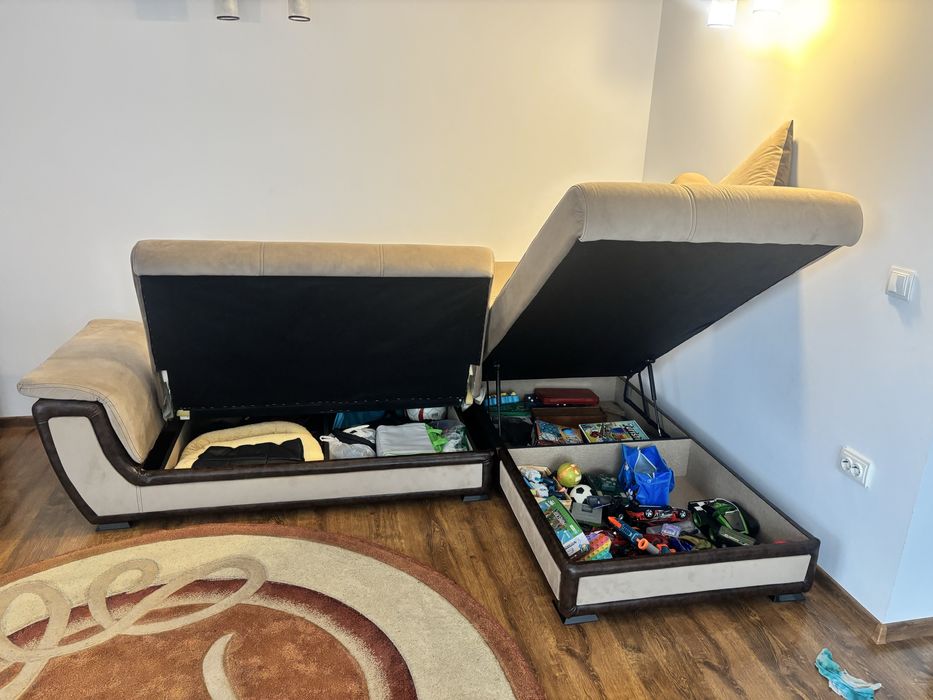 Coltar living  extensibil