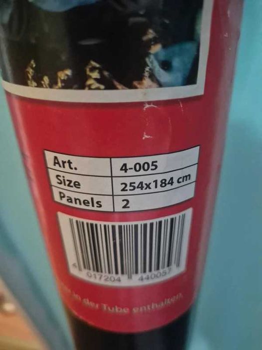 Fototapet duplex nou cu model acvariu mulți pești 254 x 184 cm