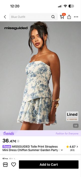Рокля Missguided Л размер (носена веднъж)