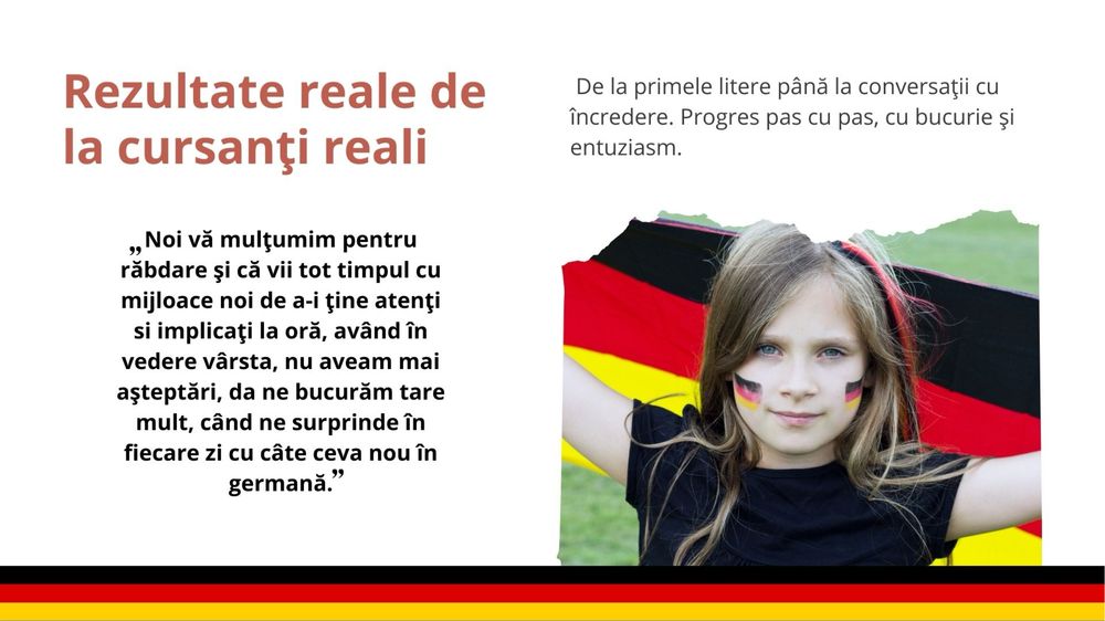 Meditații de limba GERMANĂ pentru copii și începători