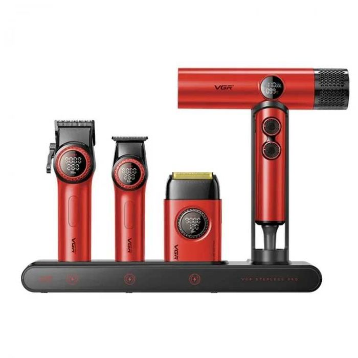 PREMIUM BARBER КОМБО VGR – пълен професионален комплект за барбери и фризьори